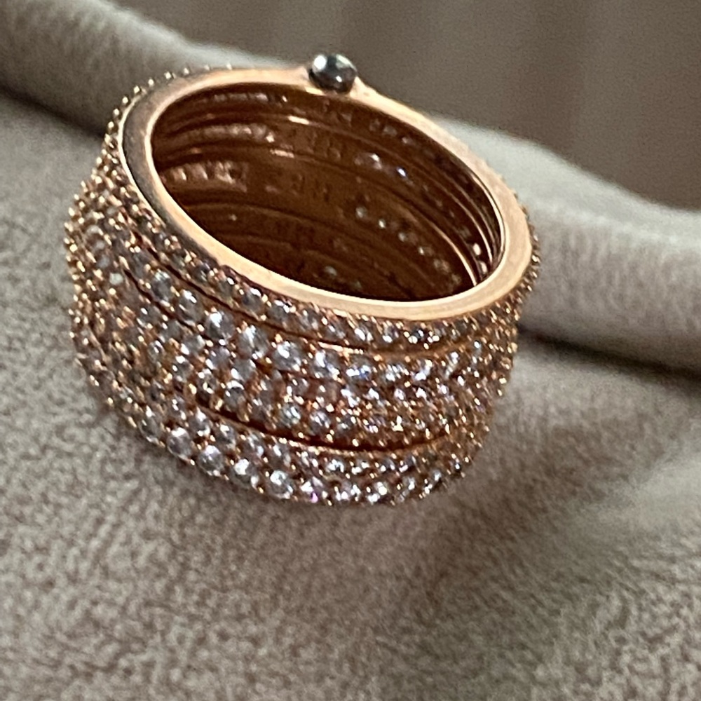 Henri Bendel Stackable Rose Gold Ring - image 2
